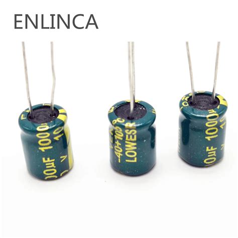 pcslot  uf  esr impedance high frequency aluminum electrolytic capacitor size