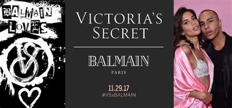 Victoria’s Secret X Balmain Collection On Sale From