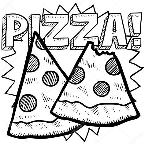 pizza drawing  getdrawings