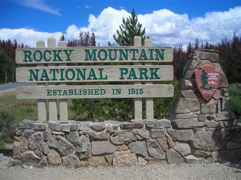 entrance  rocky mountain national park  grand lake flickr
