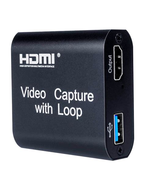 Capturadora Hdmi Por Usb 1080 30hz Con Loopback
