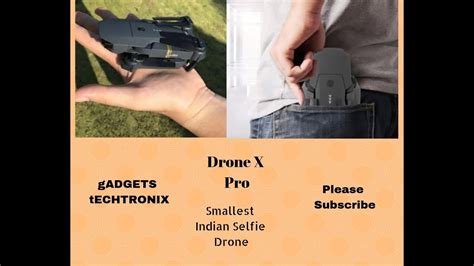 selfie drone  pro preview gadgets techtronix youtube