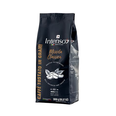 intenso coffee miscela classico beans kg essential gourmet