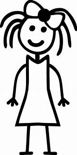 Stick Figure Girl Clip People Clipart Drawing Woman Drawings Girls Man Cliparts Transparent Clipartbest Figures Library Mom Clothes Women Holding sketch template