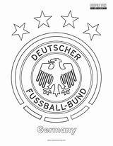 Germany Coloring Football sketch template