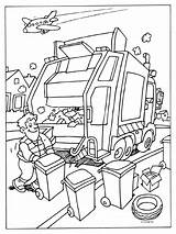 Garbage Vuilniswagen Rubbish Recycling Vuilnismannen Ausmalbilder Kindergarten Colouring Müll Medios Helpers Kinder Vuilnisman Profesiones Ausmalen Camión Basuras Müllwagen Umwelterziehung Kruik sketch template