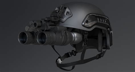 helmet night vision goggles  turbosquid