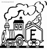 Coloring Pages Educational Alphabet Color Printable Trains Kids Train Letter Sheet Sheets Found sketch template