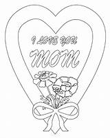 Coloring Mom Pages Heart Cute Drawing Roses Super Printable Adults Hearts Template Sheets Say Getcolorings Color Teacher Mothers Family Sketch sketch template