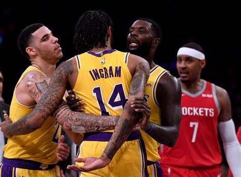 Ingram Rondo Paul Suspended After Lakers Rockets Brawl