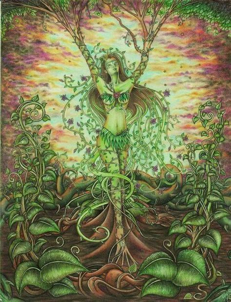 beautiful green goddess mother earth art mother nature goddess