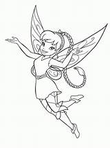 Coloring Pages Tinkerbell Treasure Lost Fairy Popular sketch template