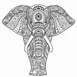 Elefante Mandalas Elefantes Elefant Astinta Olifant Animali Ausmalbild Schwer Kleurplaten Kaart Fotobehang Elefanten Hermosa Saludo Tarjeta Hizo Imagen Perfectas Volwassenen sketch template