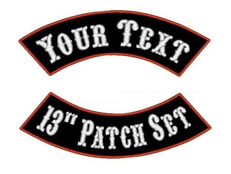custom patches embroidered rocker patches  etsy