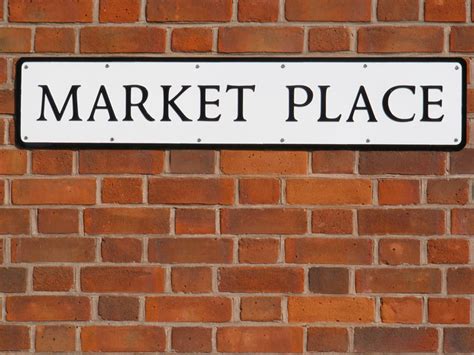 market place sign  geographer cc  sa geograph britain  ireland