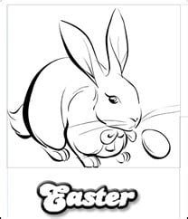 easter coloring page  boys   dog