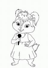 Coloring Pages Eleanor Alvin Chipmunks Chipmunk Chipette Brittany Chipettes Color Kids Print Clipart Printable Popular Coloringhome Library Miller Clip Und sketch template