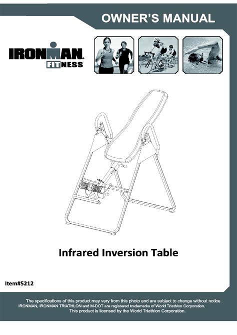 ironman inversion table manual amazon  ironman gravity  inversion table inversion