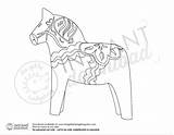 Dala Afdrukbare Kleurplaat Paard sketch template