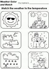 Weather Worksheets Coloring Activity Worksheet Pages Kindergarten Preschool Temperature Toddler Seasons Kids Clipart Rocks Draw Esl Studying Match Popular Craft sketch template