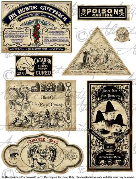 halloween apothecary labels halloween bottle labels halloween potions