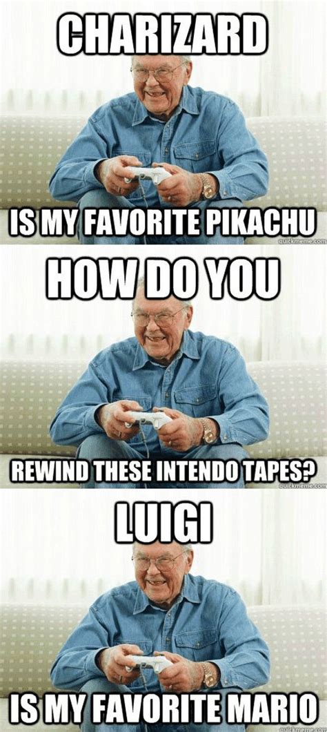 video game grandpa meme and other weekend links mom video game memes and videos