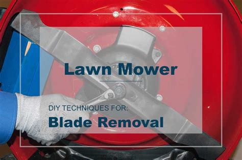 tools    removing lawn mower blade easily