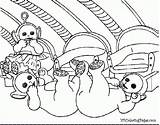 Teletubbies Coloring Pages Colouring Book Comments Lala Library Clipart Coloringhome sketch template