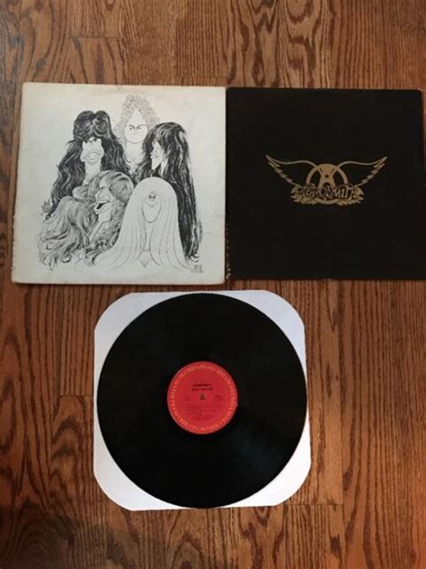 Aerosmith Draw The Line Lp Vinyl Record Album 1977 Columbia Jc34856