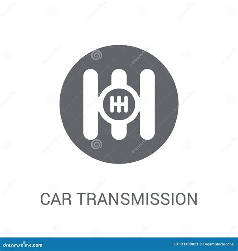 car transmission icon trendy car transmission logo concept   stock vector illustration