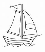 Boat Drawing Ship Sailboat Easy Simple Sketch Drawings Pirate Draw Getdrawings Step Titanic Kids Yacht Sketches Paintingvalley Bass Clipart Drawn sketch template