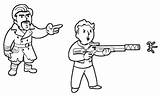 Fallout Hunter Perk Affinity Edits Arma Gioco sketch template