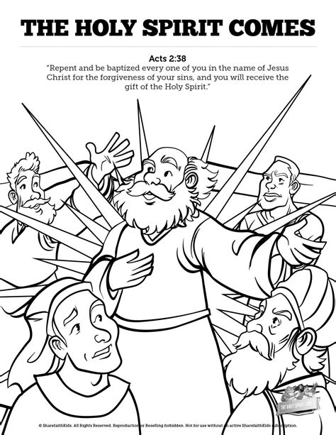 acts   coloring pages  kids