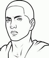 Eminem Cartoon Drawing Draw Getdrawings sketch template