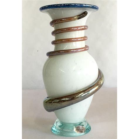 Jeau Bishop Organic Modern Art Glass Vase Chairish