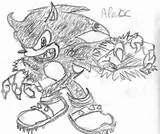 Sonic Darkspine Pages Colouring sketch template