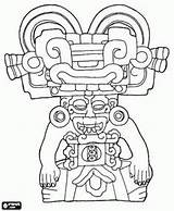 Zapotec Civilization Glyph Seated Mayas Oncoloring sketch template