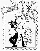 Coloring Looney Pages Toons Popular sketch template