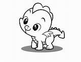 Coloring Pages Pony Little Baby Popular sketch template