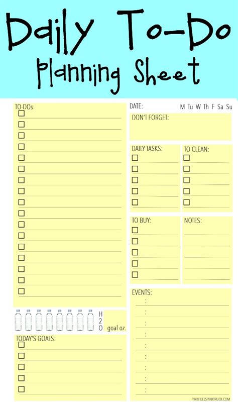 life  organized   daily   planning sheet taylor