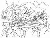 Coloring Pages Mountains Popular sketch template
