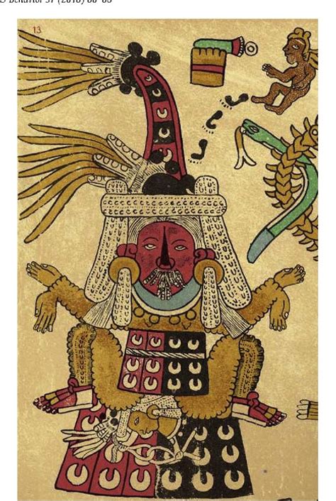 Tlazolteotl The Aztec Goddess Of Epilepsy Semantic Scholar Maya