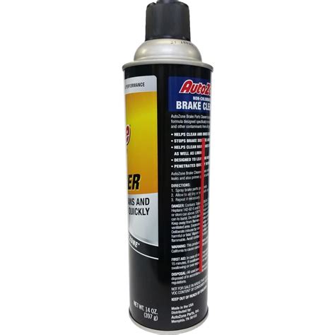 autozone brake parts cleaner aerosol spray oz