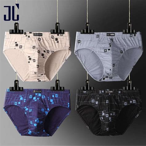 Jl Briefs Men 4 Pack Hot Selling Mens Sexy Underwear Briefs Cotton Low