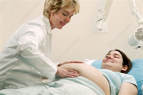 obstetric examination stock image  science photo library