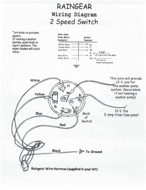 wiring diagram wiper