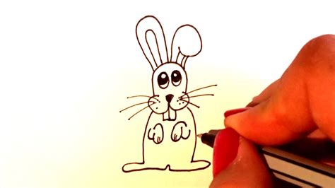 hogyan rajzoljunk allatok nyuszi rajz gyerekeknek rabbit drawing  kids youtube