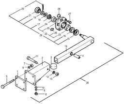 bush hog   rotary cutter sn    parts diagrams