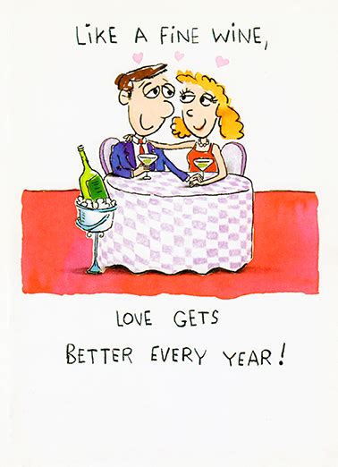 Funny Anniversary Card Better Every Year From