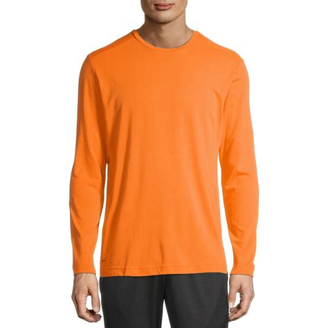 athletic works athletic works mens long sleeve active  shirt